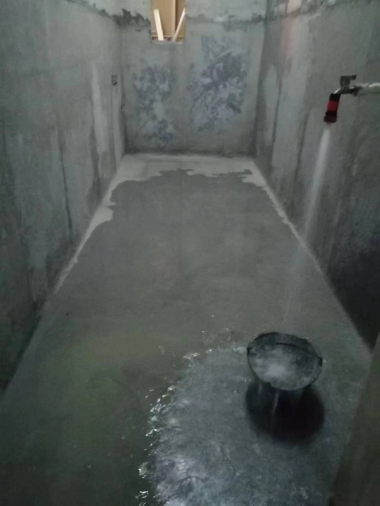 北苑龍湖天街逗葉茶飲店裝修工程閉水試驗(yàn)